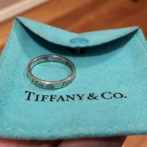 Tiffany & Co. I Love You Notes Size 5.5 Ring